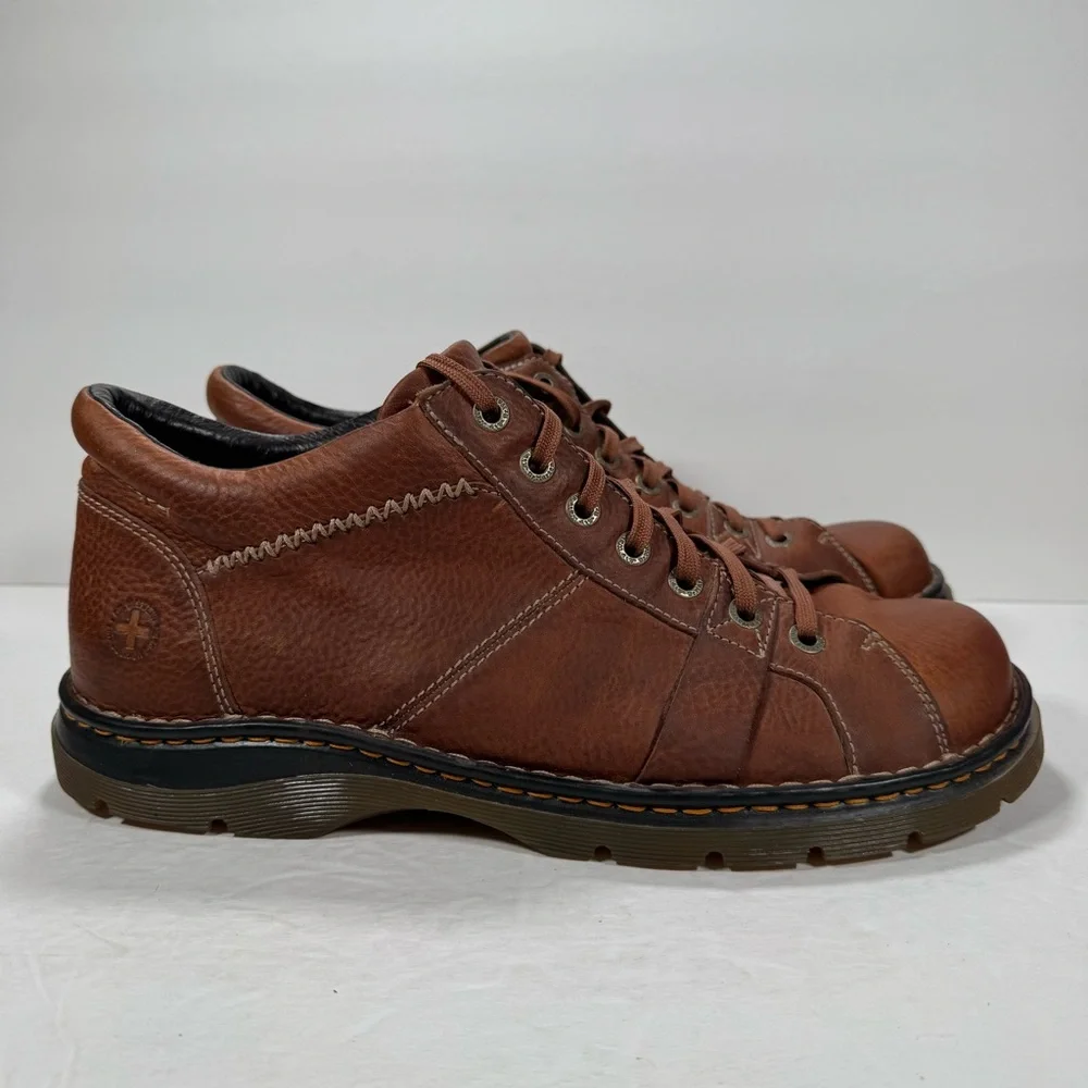 Dr. Martens 12083 Brown Pebbled Leather Chukka Lace Up Boots Men Size 14